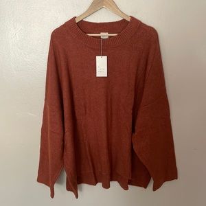 NWT A New Day Rust / Heather Comfy Sweater. 2X